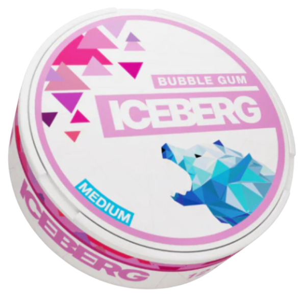Iceberg Bubblegum 20 mg/g - Bolsas de Nicotina Snus con Sabor a Chicle