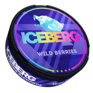 Iceberg Wild Berries 50 mg/g - Bolsas de Nicotina Snus con Sabor a Frutos Silvestres Intensos