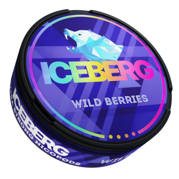 Iceberg Wild Berries 50 mg/g - Bolsas de Nicotina Snus con Sabor a Frutos Silvestres Intensos